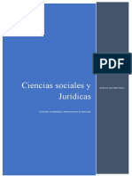 Guía de Autoestudio de Ciencias Sociales y Jurídicas