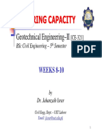 Weeks 8-10 Bearing Capacity of Soils