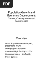 Population Growth and Economic Development:: Causes, Consequences and Controversies