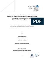 Clinical Tools To Assist With Palliative Care