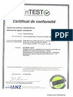 certificat iq7+