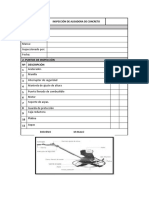 Inspección de Alisadora de Concreto