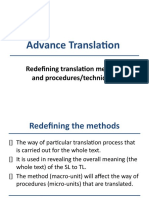 Advance Translation_Translation Method and Procedures (Redefine)