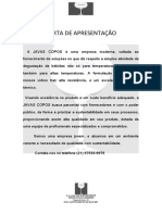 Carta Apresentação JAVAS COPOS PDF