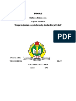 Tugas Bahasa Indonesia Proposal Peneliti