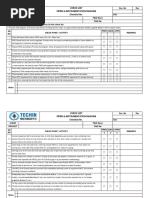 P&ID Verification Checklist | PDF | Valve | Pipe (Fluid Conveyance)