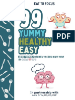 Digital Printable Cookbook - 99 Easy & ADHD-friendly Recipes