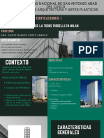 GR.5 CONCRETO ARMADO - Analisis de La Torre Pirrelli en Milan