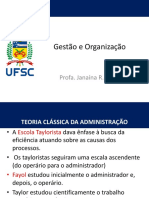 Aula 4 - Teoria Clássica Da Administração