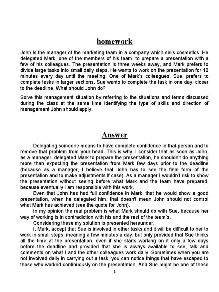 Management Situation Pdf