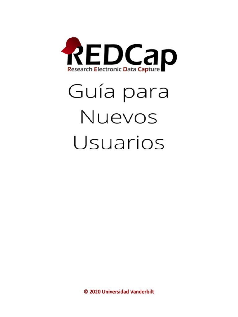 Gu a para nuevos usuarios redcap uch pdf archivo de computadora
