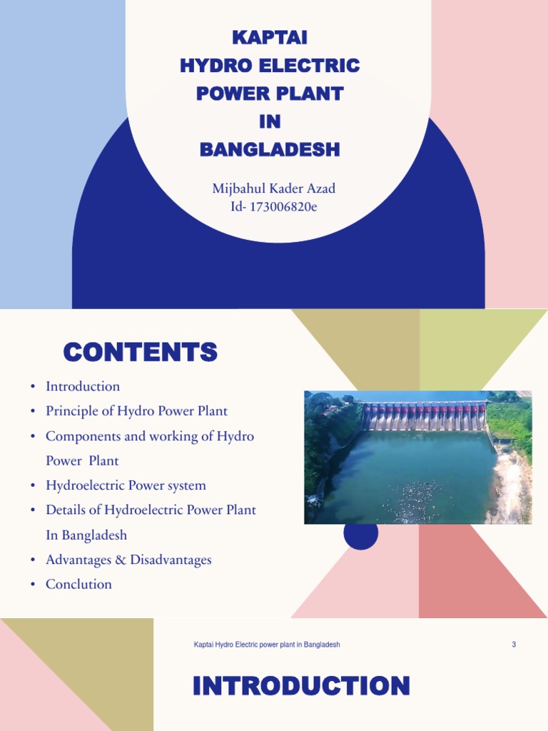 Kaptai Hydroelectric Power Plant Overview | PDF | Hydroelectricity | Dam