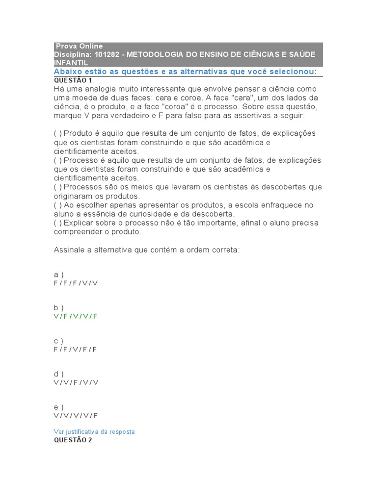 Metodologia do Ensino de Ciências Infantil | PDF | Science | Sociedade