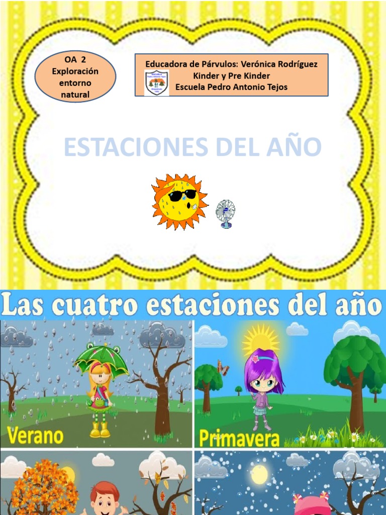 Estaciones Del Año Pdf