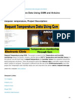 Request Temperature Data Using GSM and Arduino