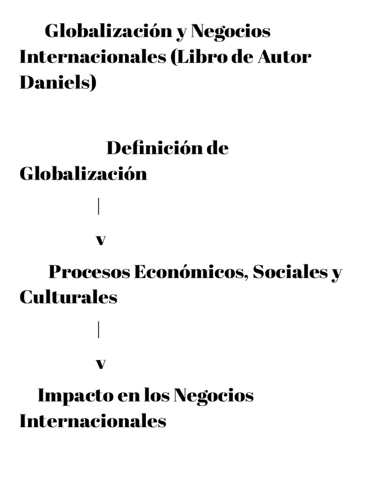 Impacto de la Globalización en Negocios | PDF | Política