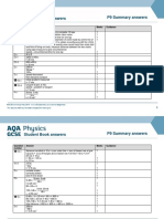 AQA Physics GCSE Combined P9 Summary Answers