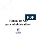 Manual para Uso de SAP para Administrativo