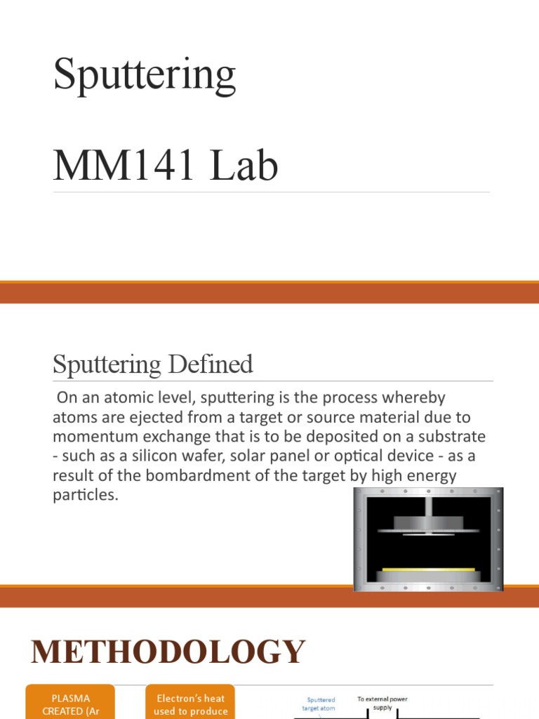 Magnetron Sputtering Presentation | PDF