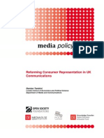 Policy Brief 4 Reforming Consumer Representation in UK Communications