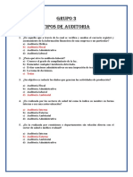 Tipos de Auditoría