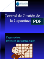 control de gestión de la capacitación