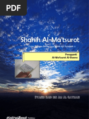 Shahih Al Matsurat