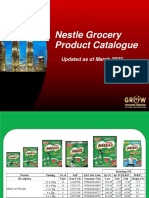 Nestle Grocery Product Catalogue As of Mar 2023