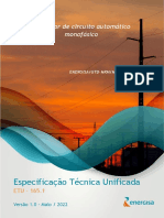 ETU-165.1 - Religador de Circuito Automático Monofásico