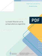 2022.12. La Triple Filiación en La Jurisprudencia Argentina