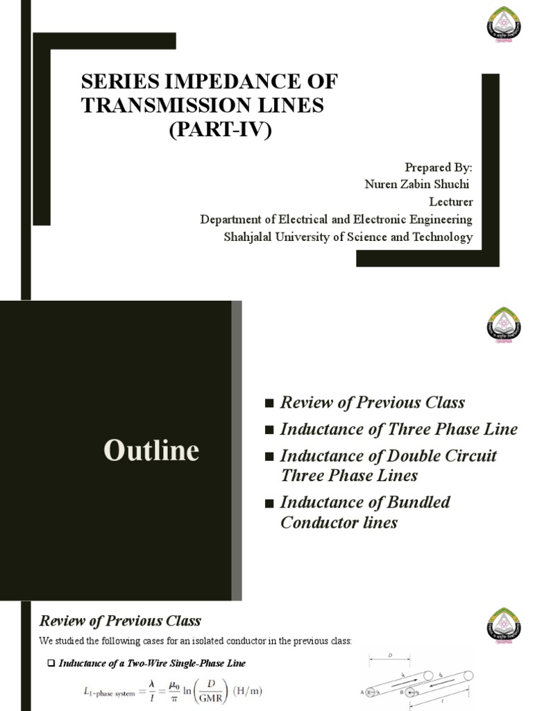 Transmission Line Inductance Analysis | PDF
