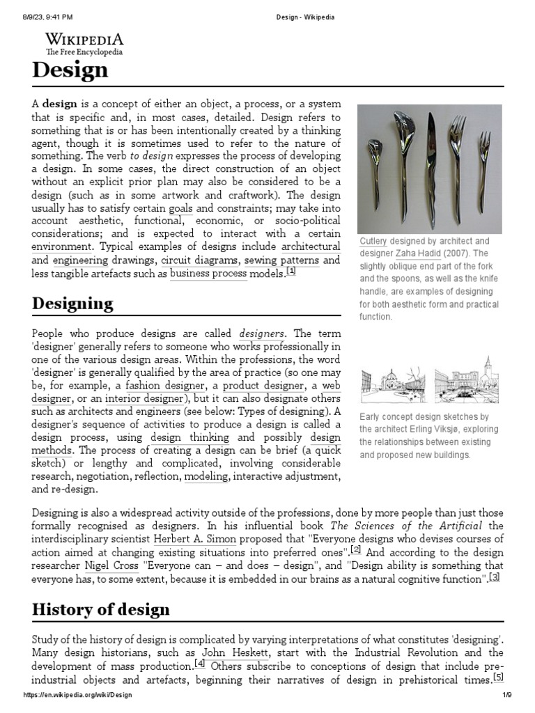 Design | PDF | Design | Engineering