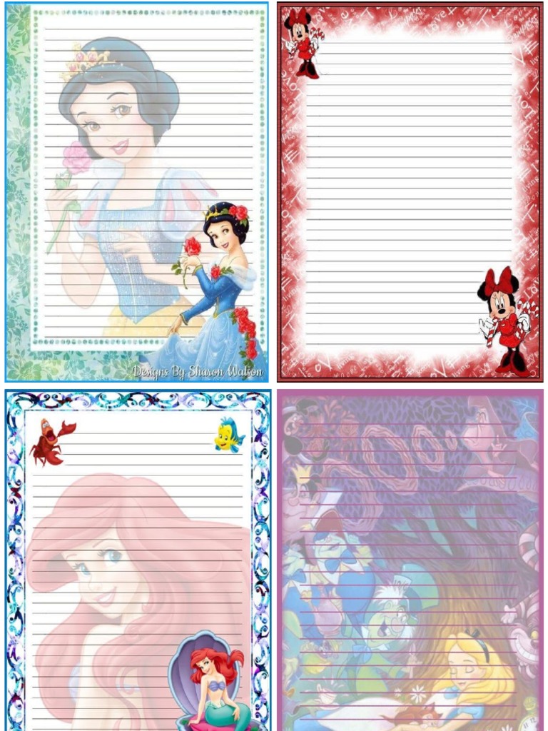 Cuaderno Disney Pdf