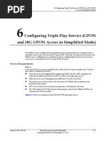 01-06 Configuring Triple Play Service (GPON and 10G GPON Access in Simplified Mode)