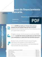 Informe ADIMRA. Líneas de Financiamiento Septiembre 21