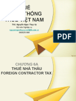 Thuế và Hệ thống thuế Việt Nam - Chap 6A - FCT