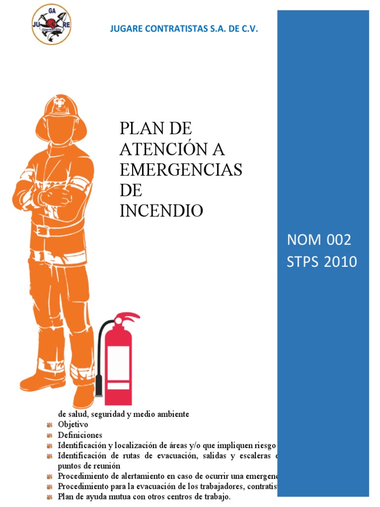 Plan de Atencion A Emergencias | PDF | Business | Primeros auxilios