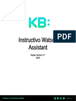 Instructivo Watson Assistant