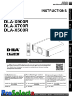 JVC Dla-X900r Manual