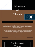 Proliferation of Threats 1