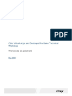 Citrix Virtual AppsDesktops 7 - 1912 Pre-Sales Workshop Lab Guide