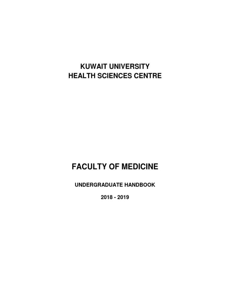 HandBook 2018-2019 | PDF | Self-Improvement