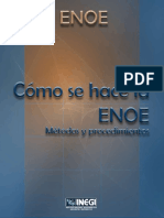 INEGI. Cómo Se Hace La ENOE. Métodos y Procedimientos