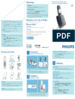 2 Guide de Demarrage Rapide Telephone Fixe Philips Cd560 Cd565