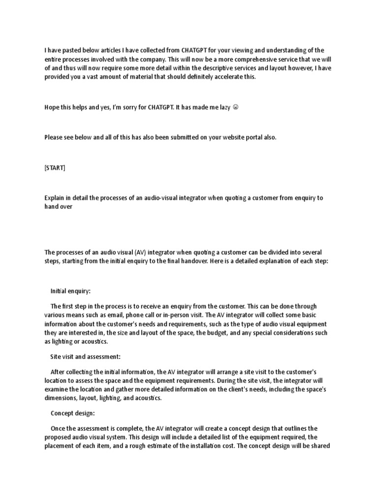 Content From The Rack Room Generated by Chatgpt PDF Standardization