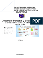 Desarrollo Personal e Higiene Personal