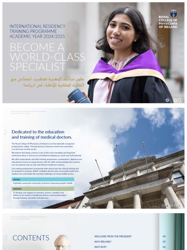 International Residency Training Brochure 2023 Pdf Residency