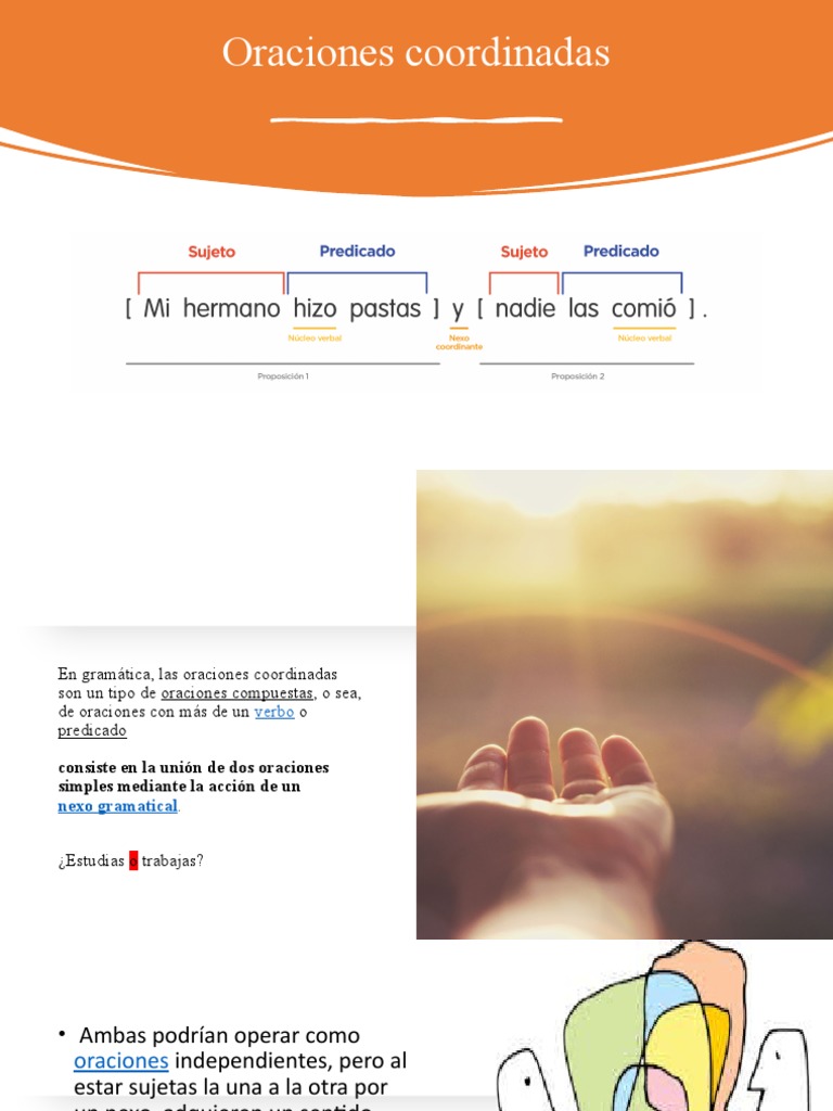 Tipos de Oraciones Coordinadas | PDF