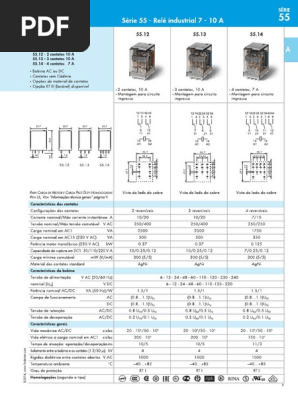 Datasheet Relé | PDF