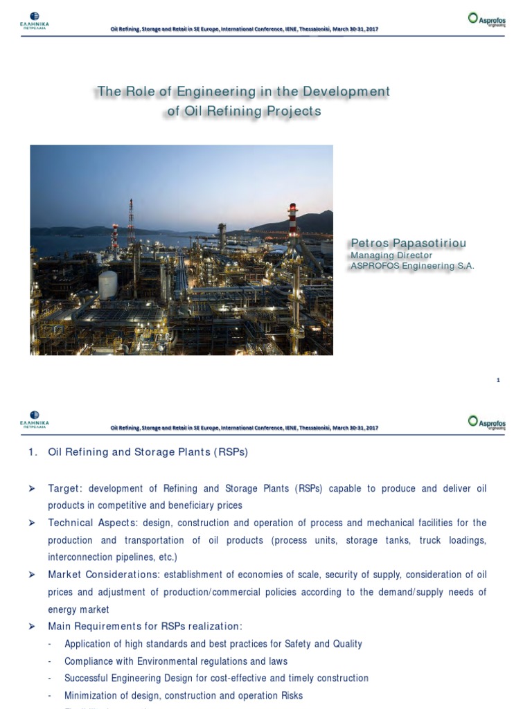 Refinerry Techincal Project | PDF | Technology & Engineering